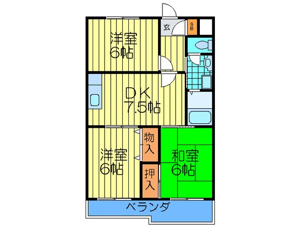 ア－バンライフ大宮の物件間取画像